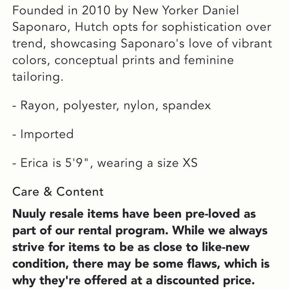 Anthropologie Hutch White and Gold Puff Sleeve Top size small s - Picture 6 of 6